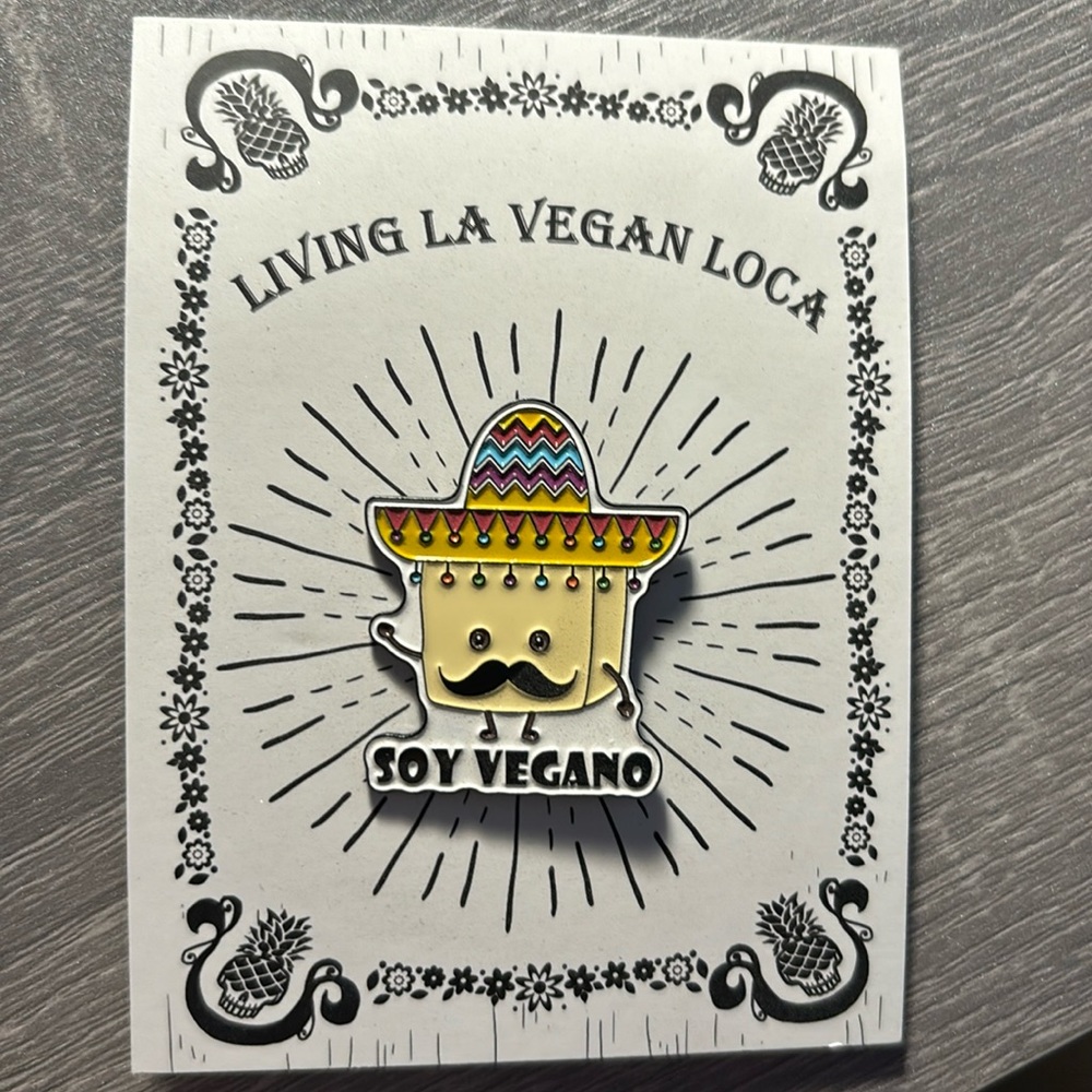 Vegan pin